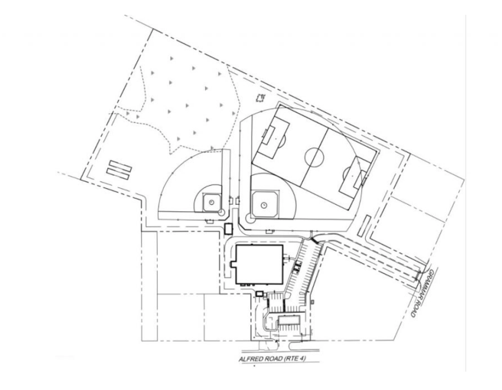 The Sanford Crystal Athletic Facility blueprint. Source: Jana Doughty, Co-Owner