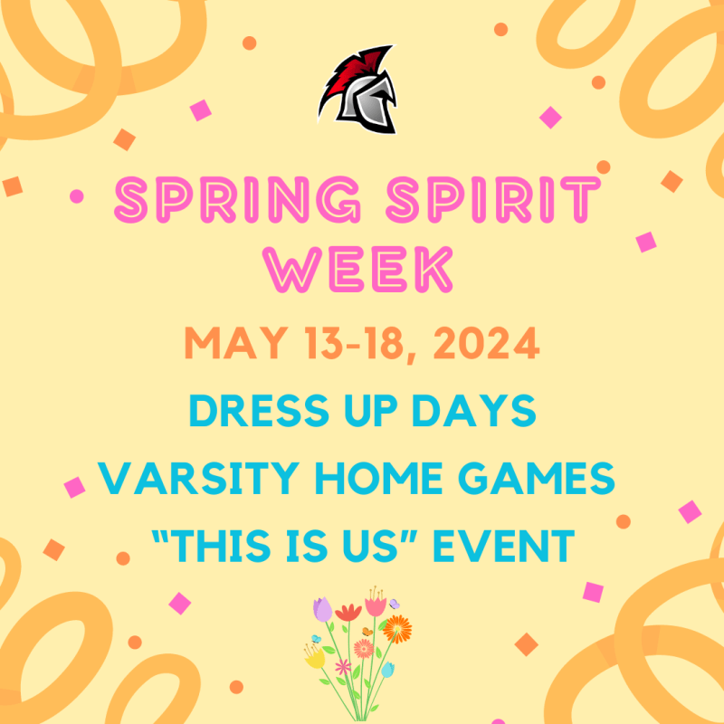 Spring Spirit Week May 13-18
