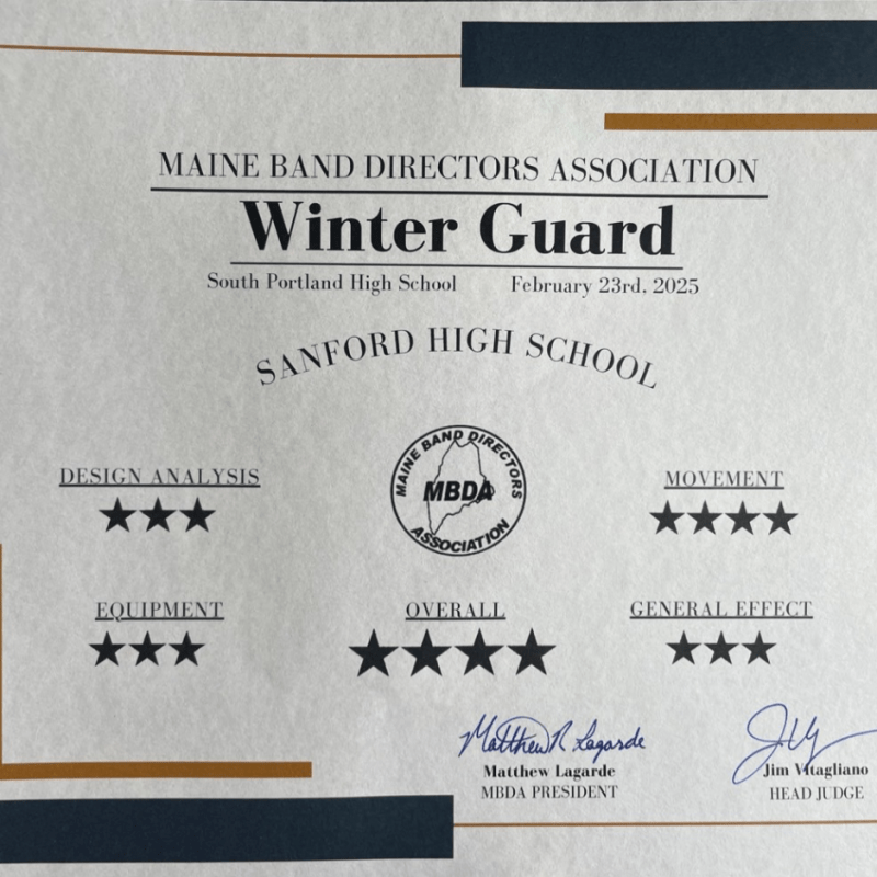 Winter Guard kicks off season with four stars