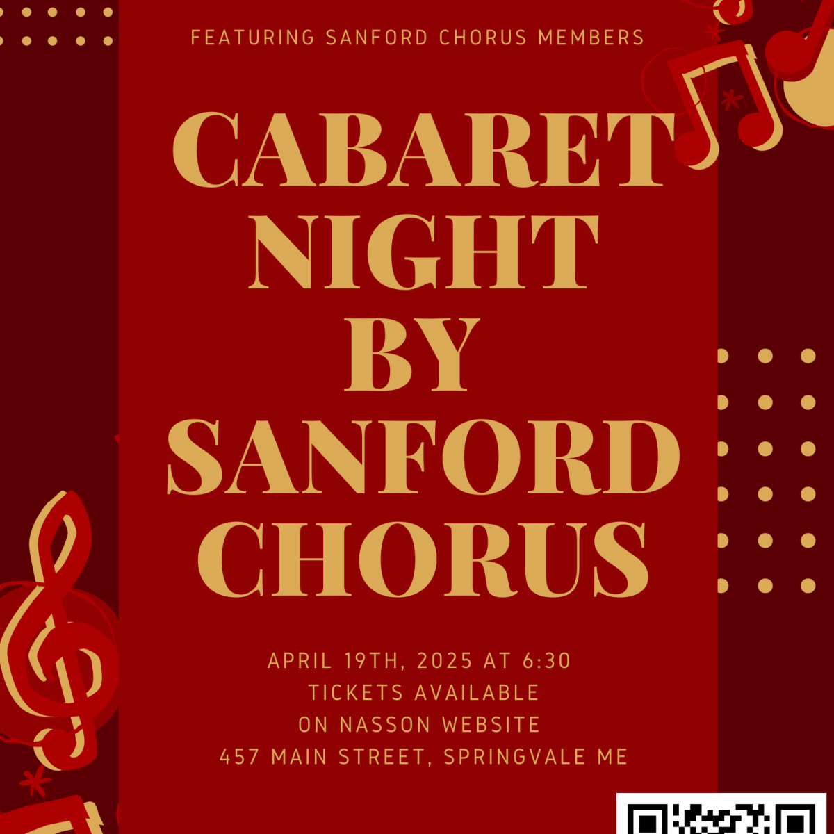 Sanford Chorus to host Cabaret Night April 19
